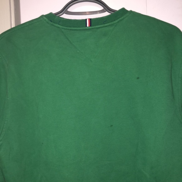 Green Tommy Hilfiger sweater size m - Picture 3 of 3